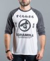 Scramble Brush Logo Raglan Tee