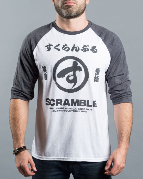 Scramble Brush Logo Raglan Tee