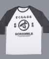 Scramble Brush Logo Raglan Tee