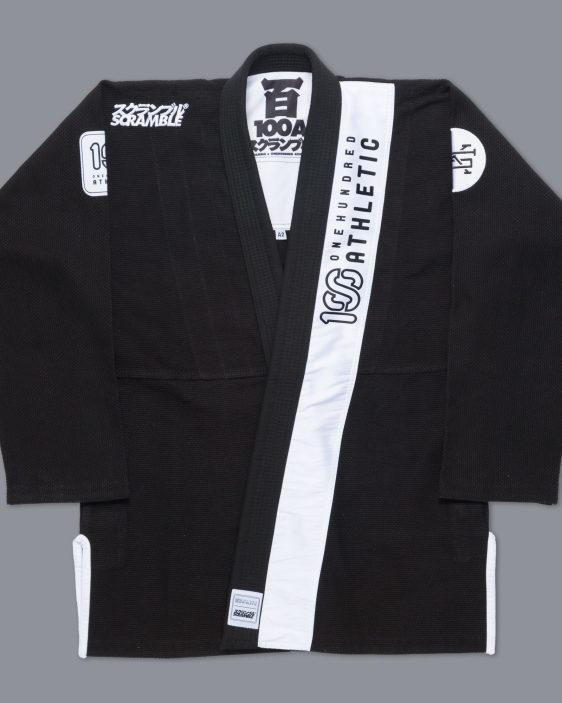 Scramble x 100Athletic Kimono - Black