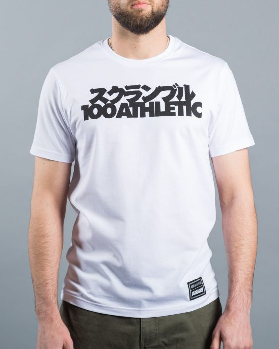 Scramble x 100Athletic Tee - White