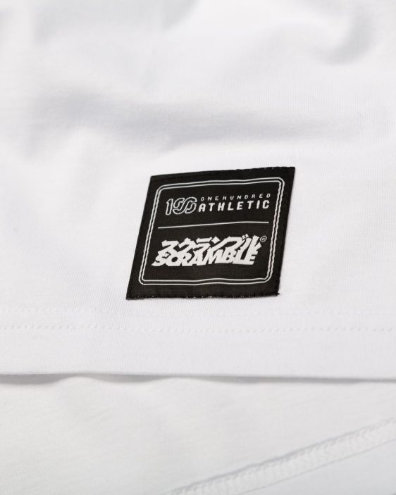 Scramble x 100Athletic Tee - White