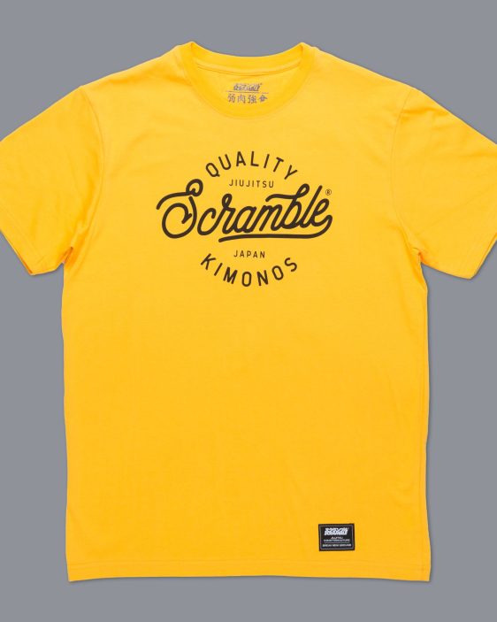 Scramble Quality Kimonos Tee - Yellow