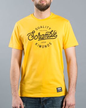 Scramble Quality Kimonos Tee - Yellow