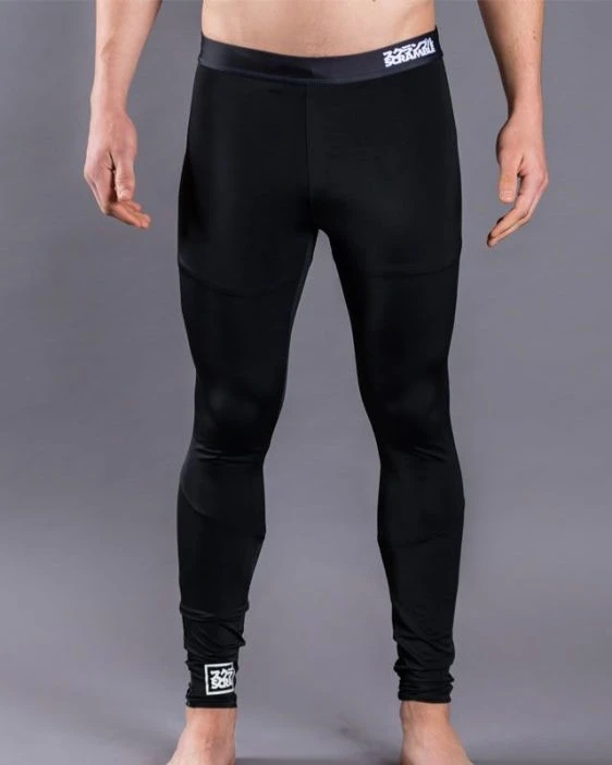 Scramble All Black Grappling Spats