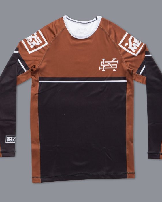 Scramble Ranked Rashguard (V2) - Brown