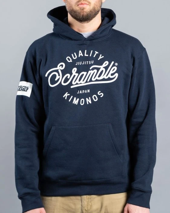 Scramble "Quality Kimonos" Hoody - Navy