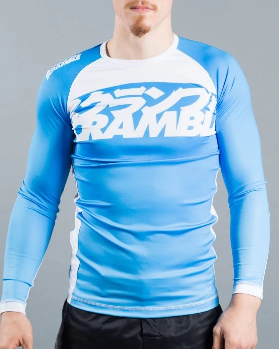 Scramble Ranked Rashguard V3 - Blue