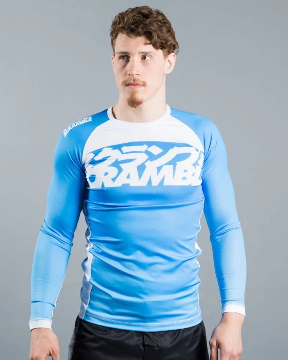 Scramble Ranked Rashguard V3 - Blue