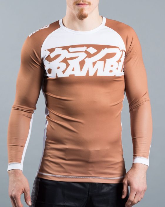 Scramble Ranked Rashguard V3 - Brown