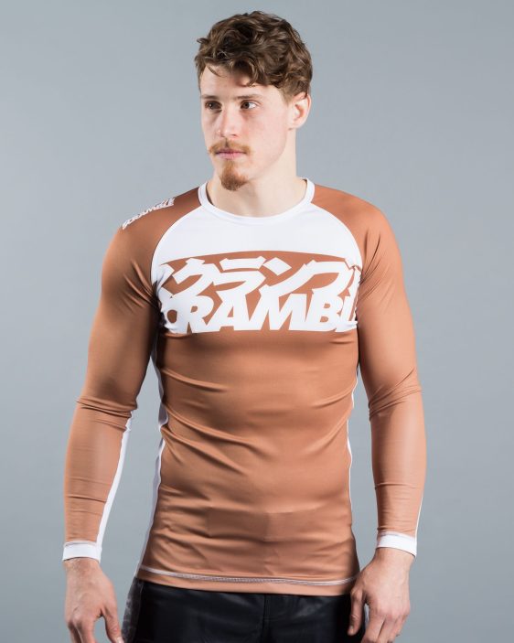 Scramble Ranked Rashguard V3 - Brown