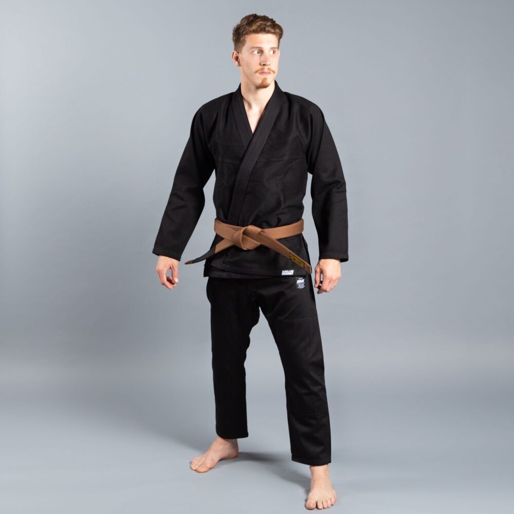 Scramble “standard Issue – Semi Custom” Bjj Gi – Black – Scramble Brand Usa