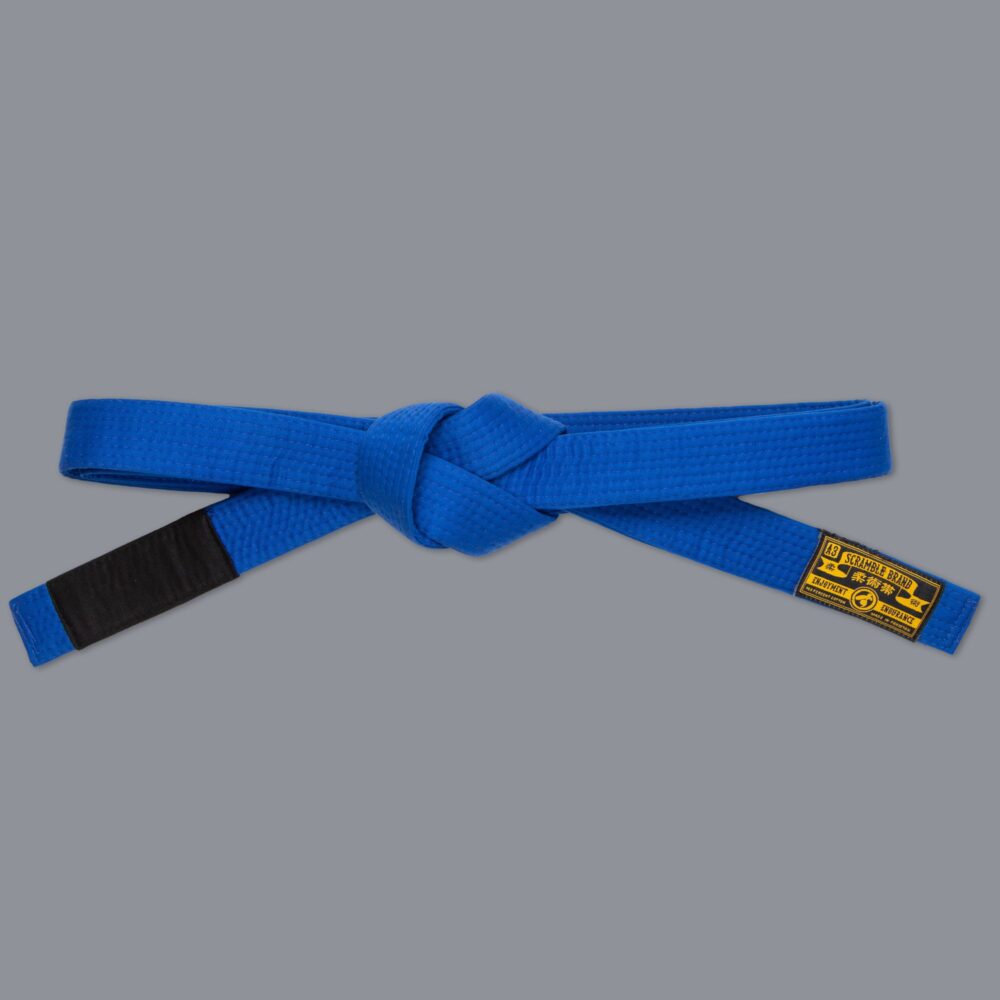 Scramble BJJ Belt V3 Blue Scramble Brand USA