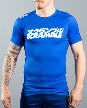 Scramble Shiai Rashguard - Blue