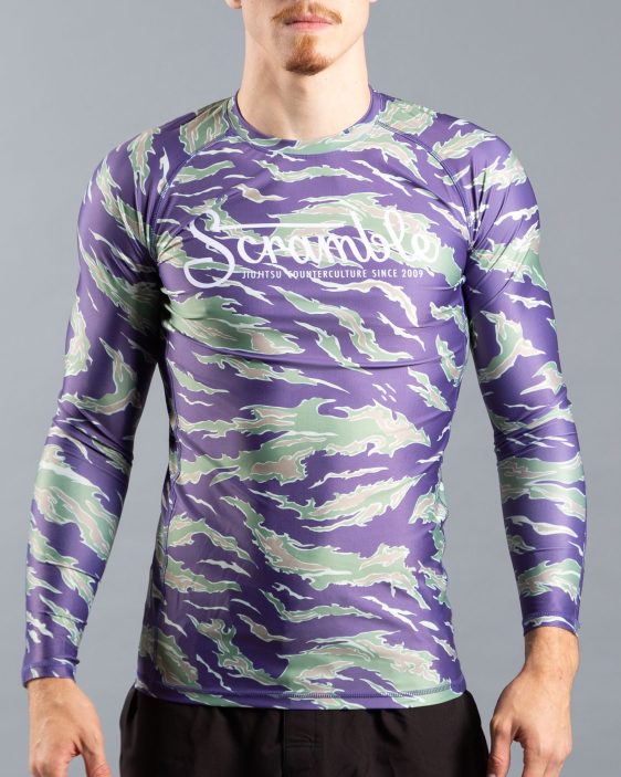 Scramble Letterlogo Camo Rashguard