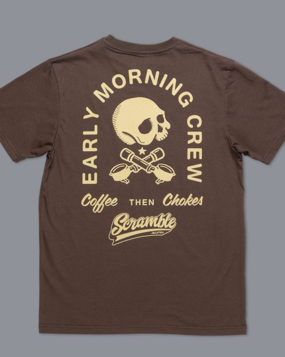 Scramble Coffee then Chokes T-Shirt