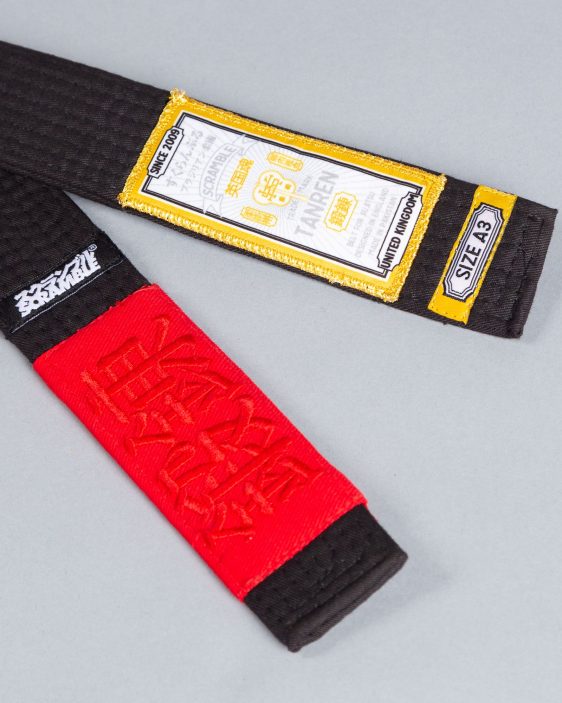 Scramble Tanren v4 BJJ Belt - Black