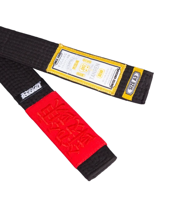 Scramble Tanren v4 BJJ Belt - Black