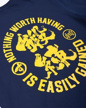 Scramble Nothing Gained Easily Tee - Navy