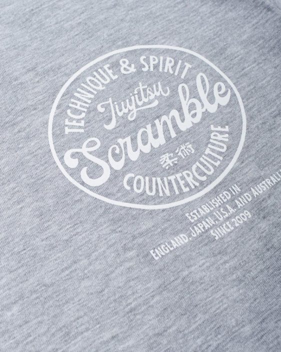 Scramble Technique & Spirit Tee - Heather Grey