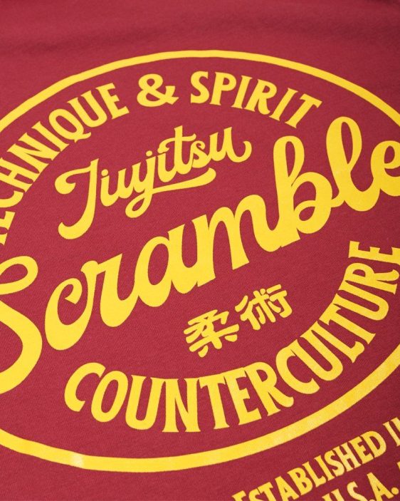 Scramble Technique & Spirit Tee - Red