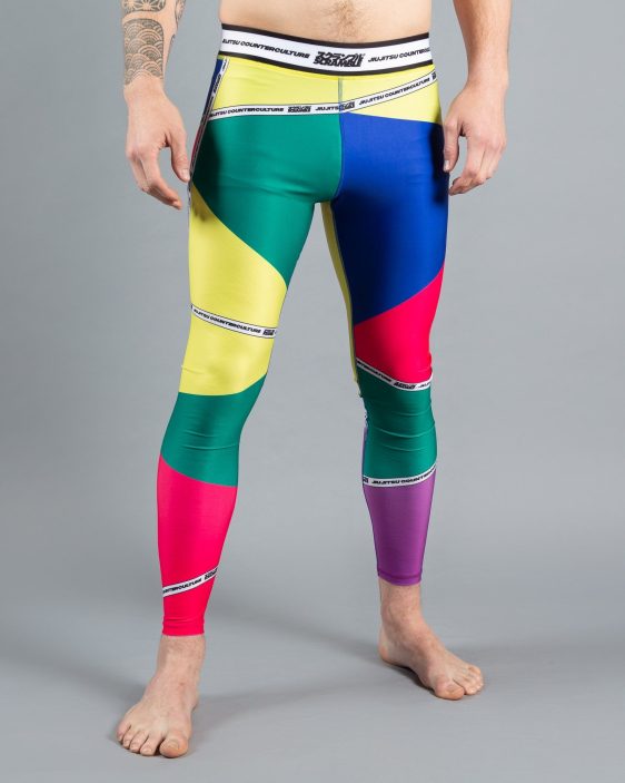 Scramble 'Rainbow Spats v2' Grappling Tights