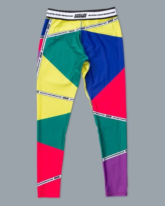 Scramble 'Rainbow Spats v2' Grappling Tights