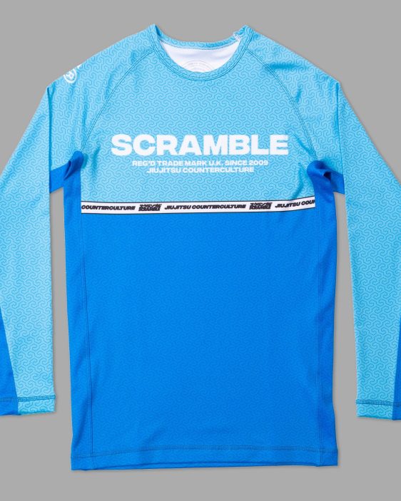 Scramble Ranked Rashguard v4 - Blue