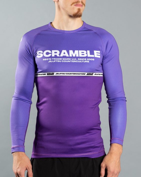 Scramble Ranked Rashguard v4 - Purple