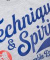 Scramble Technique and Spirit Long Sleeve Tee - Grey