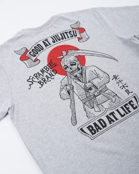 Scramble Bad at Life Tee - Grey