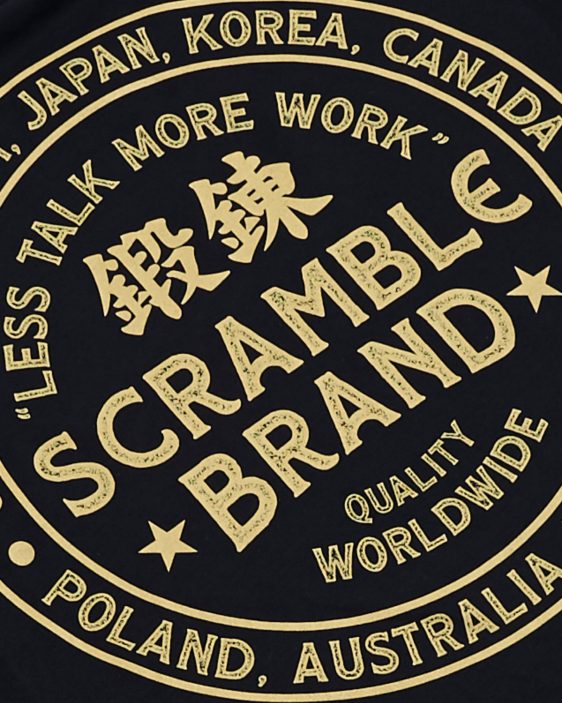 Scramble More Work Tee - Black