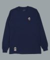 Scramble Skabuki Long Sleeved Tee - Navy