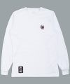 Scramble Skabuki Long Sleeved Tee - White