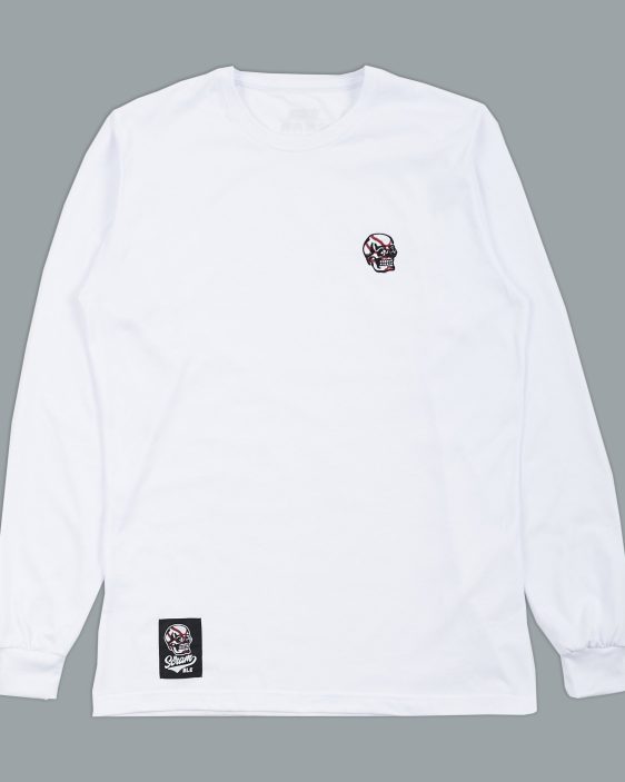 Scramble Skabuki Long Sleeved Tee - White