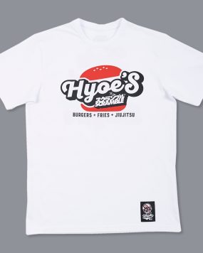 Scramble Train Hard, Eat Burgers Tee