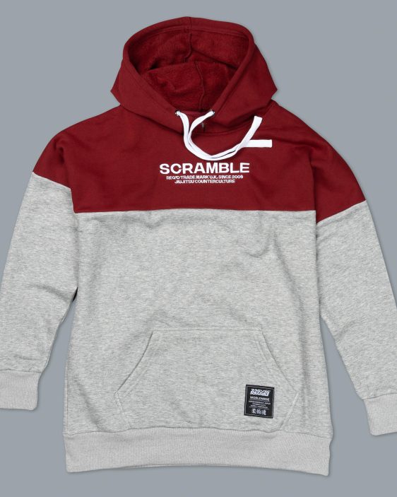 Scramble Takamiya Hoody - Burgundy/Grey