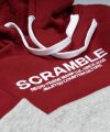 Scramble Takamiya Hoody - Burgundy/Grey