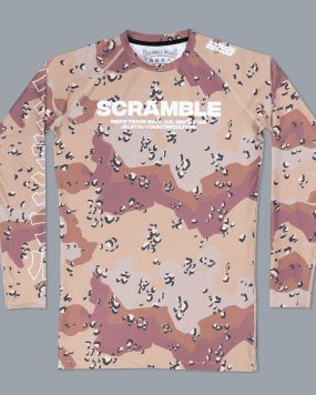 Scramble Base Rashguard - Choc Chip