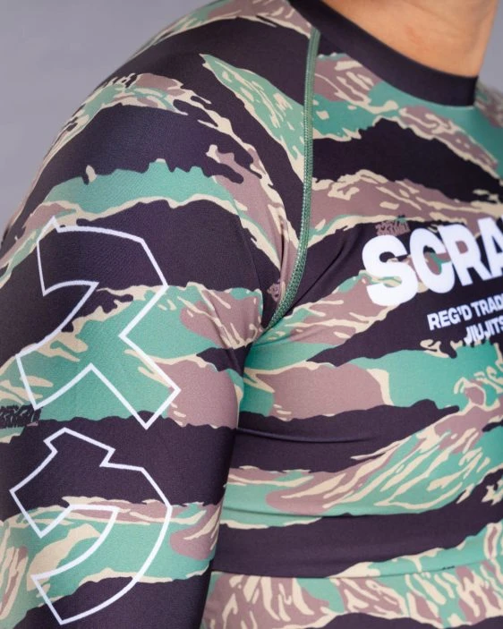 Scramble Base Rashguard - Tiger Camo