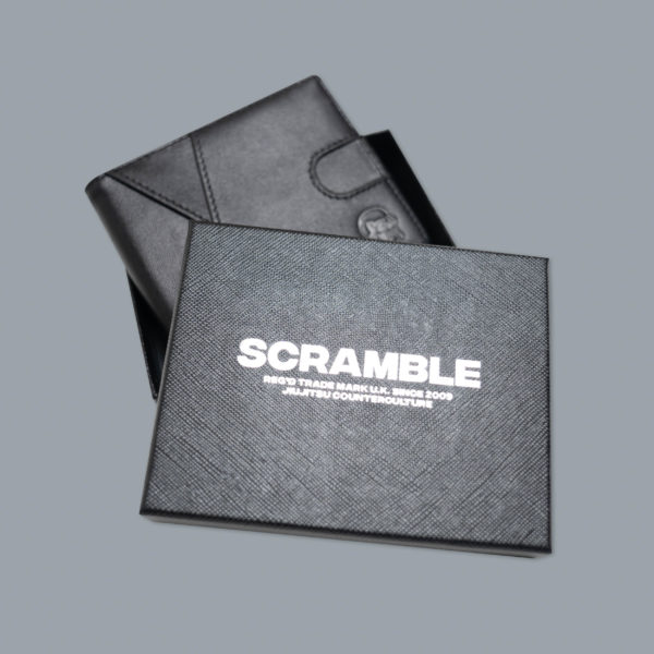 Scramble Embossed Leather Wallet