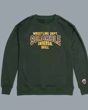 Scramble Collegiate Wrestling Sweatshirt - Sporting Green