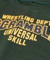 Scramble Collegiate Wrestling Sweatshirt - Sporting Green