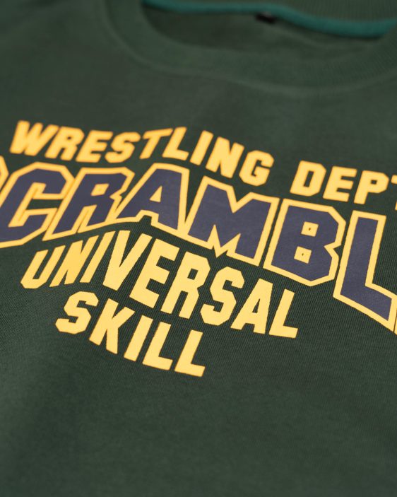 Scramble Collegiate Wrestling Sweatshirt - Sporting Green