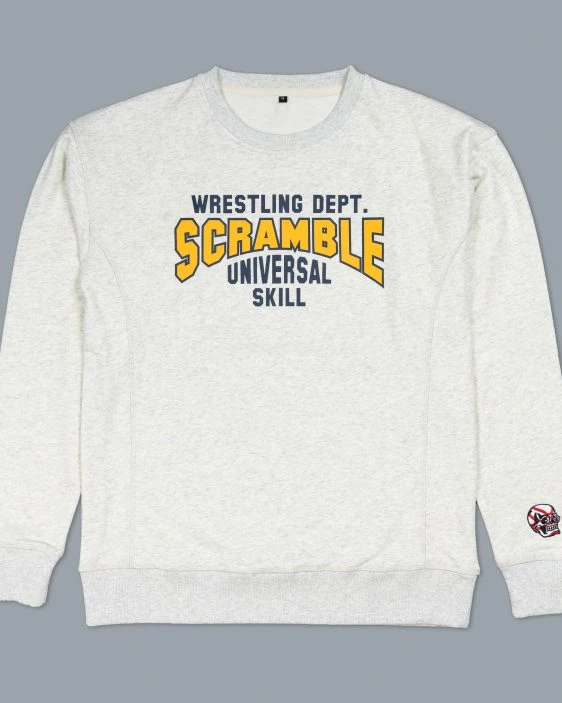 Scramble Collegiate Wrestling Sweatshirt - Freshman Grey