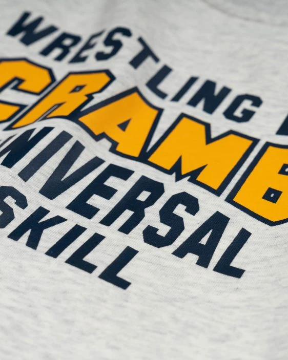 Scramble Collegiate Wrestling Sweatshirt - Freshman Grey