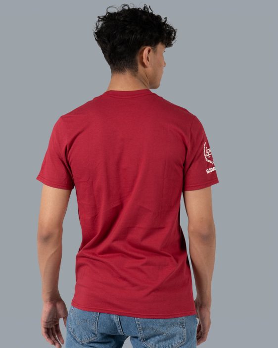 Scramble Jiu Jitsu and Stuff Type Tee - Red