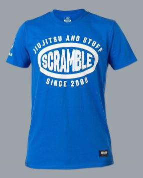 Scramble Jiu Jitsu and Stuff Surf Tee - Blue