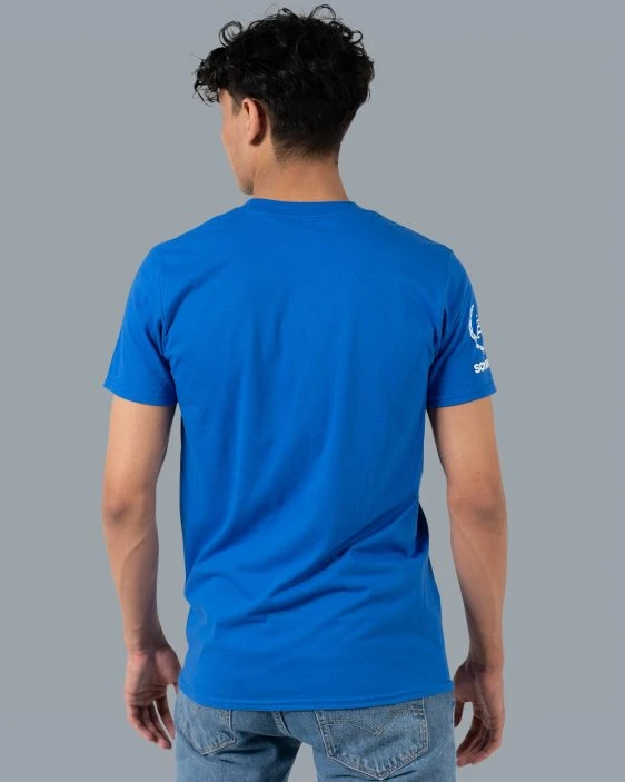 Scramble Jiu Jitsu and Stuff Surf Tee - Blue