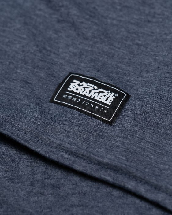 Scramble Jiu Jitsu and Stuff Type Tee - Navy